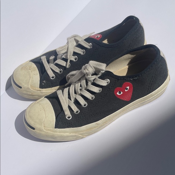 Rare Converse Jack Purcell x Comme Des Garćon Play tennis shoes 7 - Picture 2 of 14